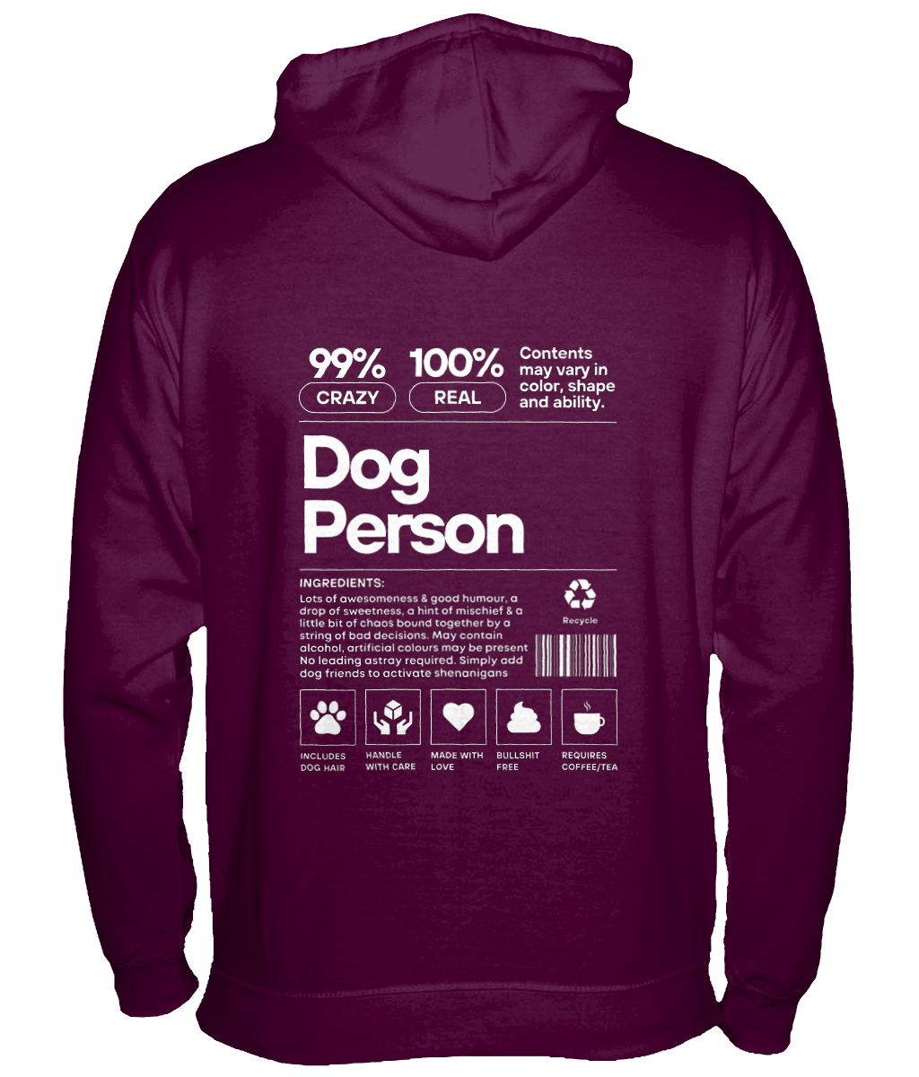 99% Crazy Dog Person Hoodie