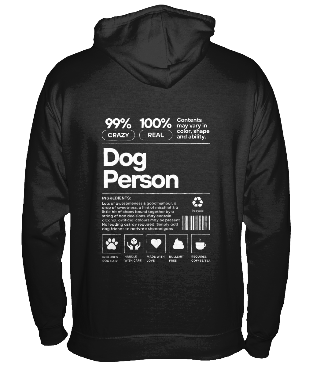 99% Crazy Dog Person Hoodie