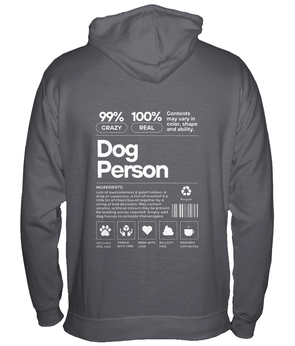 99% Crazy Dog Person Hoodie