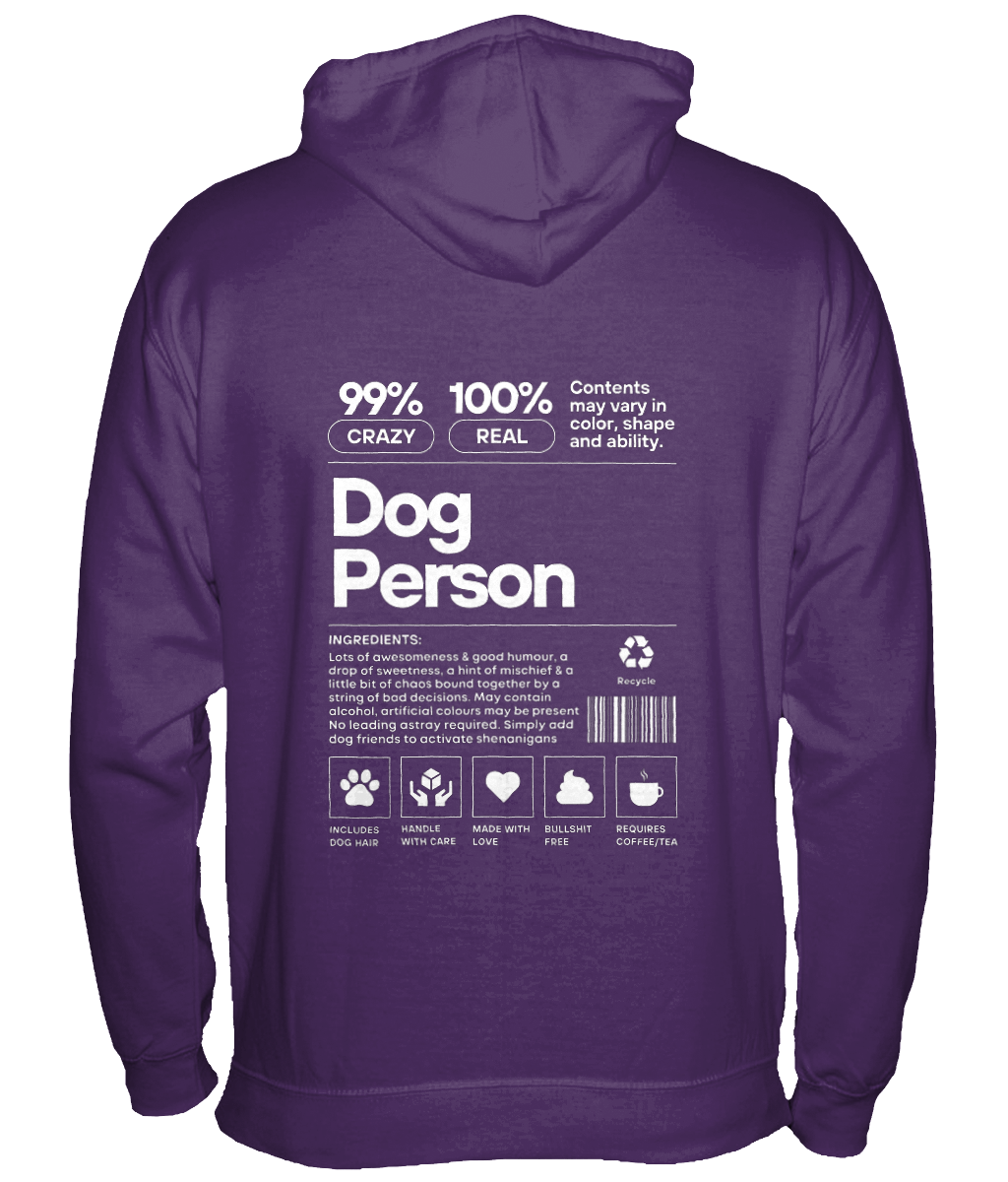 99% Crazy Dog Person Hoodie